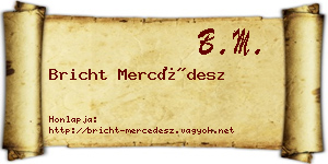 Bricht Mercédesz névjegykártya